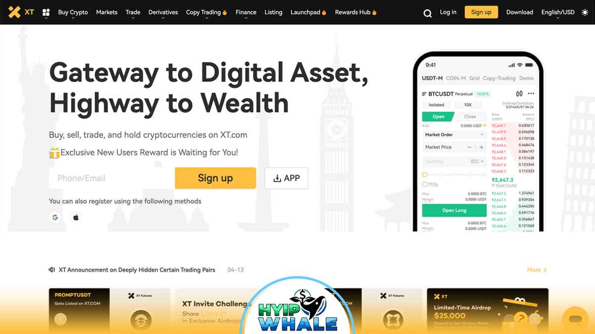 XT crypto exchange review