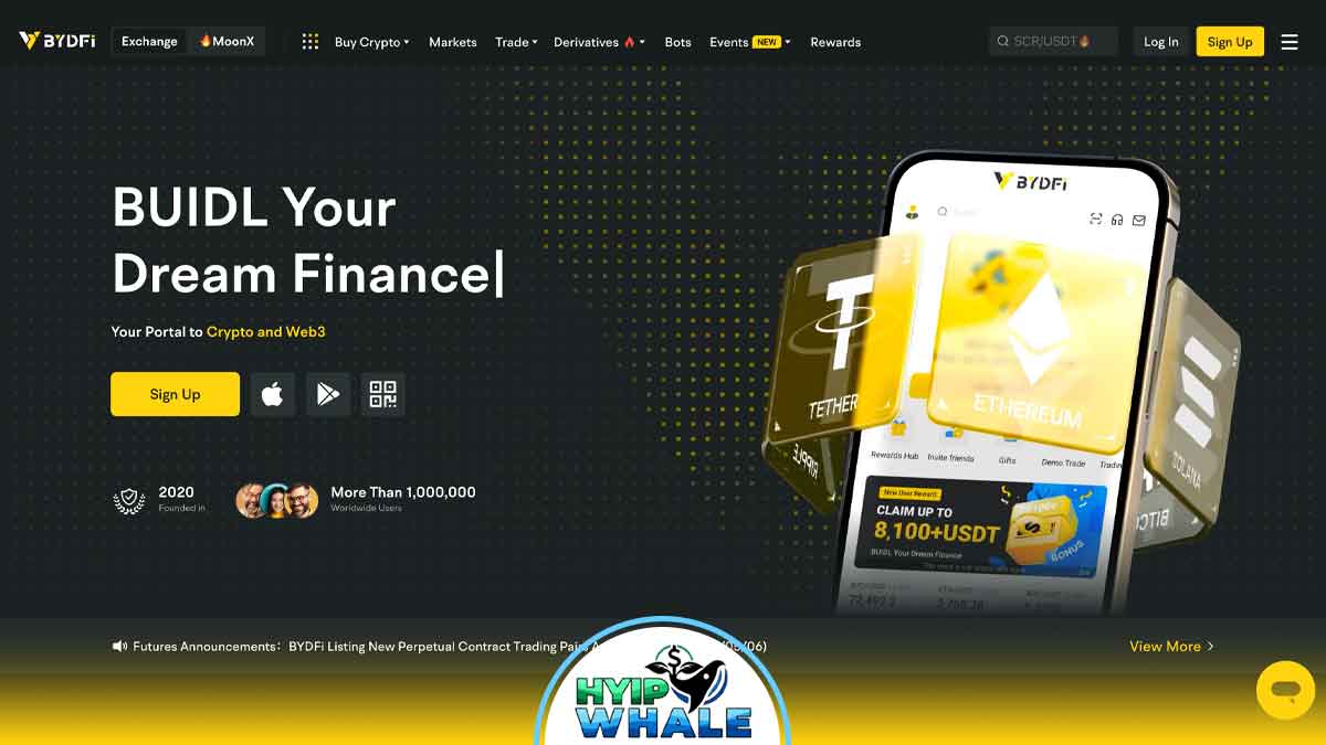BYDFI crypto exchange review