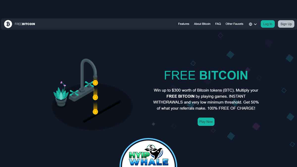 FreeBitcoin.io Legit Bitcoin Faucet