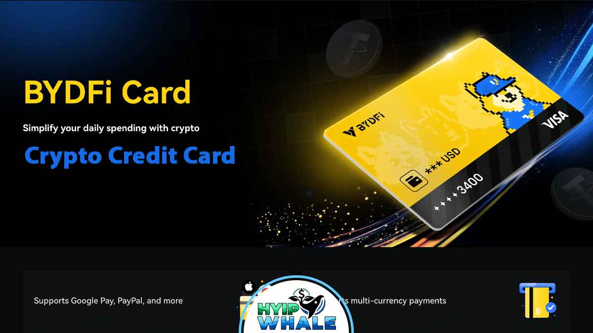 BYDFi Card, Crypto Credit Card